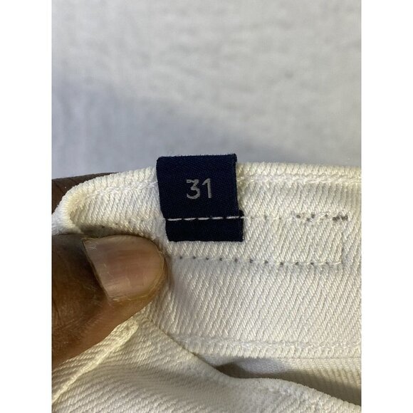 Citizens of Humanity Womens White Fleetwood Crop High Rise Flare Jeans SZ 31 - Picture 7 of 10